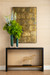 Odeon Console, Antique Brass and Dark Bronze
