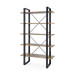 Odeon Etagere, Antique Brass and Dark Bronze