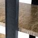 Odeon Etagere, Antique Brass and Dark Bronze