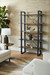 Odeon Etagere, Antique Brass and Dark Bronze