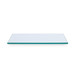 Odeon Bench/Side Table Glass Top, Clear