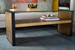Odeon Large Bench/Coffee Table, Antique Brass and Dark Bronze