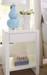 Odom 1-Drawer Side Table, White Pearl