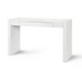 Odom Console Table, White Pearl