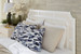 Olivia Queen Headboard, Soft White