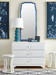 Anne Mirror, Sapphire Blue, Gray, and Clear