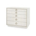 Parker Large 5-Drawer, Silver Shimmer
