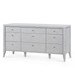 Paola Extra Large 9-Drawer, Soft Gray