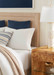 Patricia King Headboard, Sand