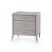 Paulina 3-Drawer Side Table, Soft Gray