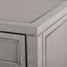 Paulina 3-Drawer Side Table, Soft Gray