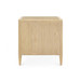 Paulina 3-Drawer Side Table, Natural and Camel