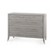 Paulina Large 6-Drawer, Soft Gray