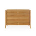 Paulina Large 6-Drawer, Natural and Camel