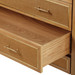 Paulina Large 6-Drawer, Natural and Camel