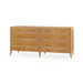 Paulina 12-Drawer, Natural and Camel