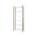 Pierce Etagere, Bronze and Polished Nickel