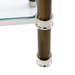 Pierce Etagere, Bronze and Polished Nickel