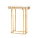 Prism Side Table, Gold Leaf