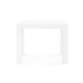 Parsons Side Table, Chiffon White