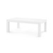 Parsons Coffee Table, Chiffon White