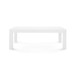 Parsons Coffee Table, Chiffon White