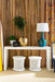 Parsons Console Table, Chiffon White