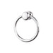 Quincy Pull, Polished Chrome