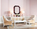 Raleigh Club Chair, Eggshell White