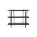 Reneau Low Shelf, Black