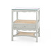 Arianna 1-Drawer Side Table, Soft Gray