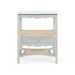 Arianna 1-Drawer Side Table, Soft Gray