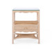 Arianna 1-Drawer Side Table, Sand