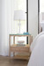 Arianna 1-Drawer Side Table, Sand