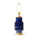 Aristide Lamp Without Shade, Royal Blue