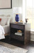 Aristide Lamp Without Shade, Royal Blue