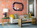 Romano Wall Mirror, Alexandrite Purple