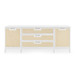 Astor 3-Drawer & 2-Door Cabinet, Vanilla