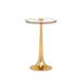 Antonia Side Table, Polished Brass