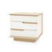 Simon 3-Drawer Side Table, Light Natural Shimmer