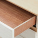 Simon 3-Drawer Side Table, Light Natural Shimmer