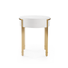 Bodrum Side Table, Vanilla