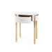 Bodrum Side Table, Vanilla