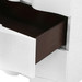 Bardot 3-Drawer Side Table, Chiffon White