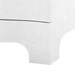 Bardot 3-Drawer Side Table, Chiffon White