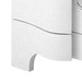 Bardot 3-Drawer Side Table, Chiffon White