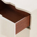 Bardot 3-Drawer Side Table, Canvas Cream