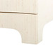 Bardot 3-Drawer Side Table, Canvas Cream