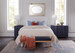 Bardot 3-Drawer Side Table, Navy Blue