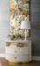 Sol Lamp Without Shade, Plaster White